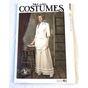 McCalls Costumes  Pattern M8397  EDWARDIAN  bustle skirt Misses  Size 8-16 UNCUT